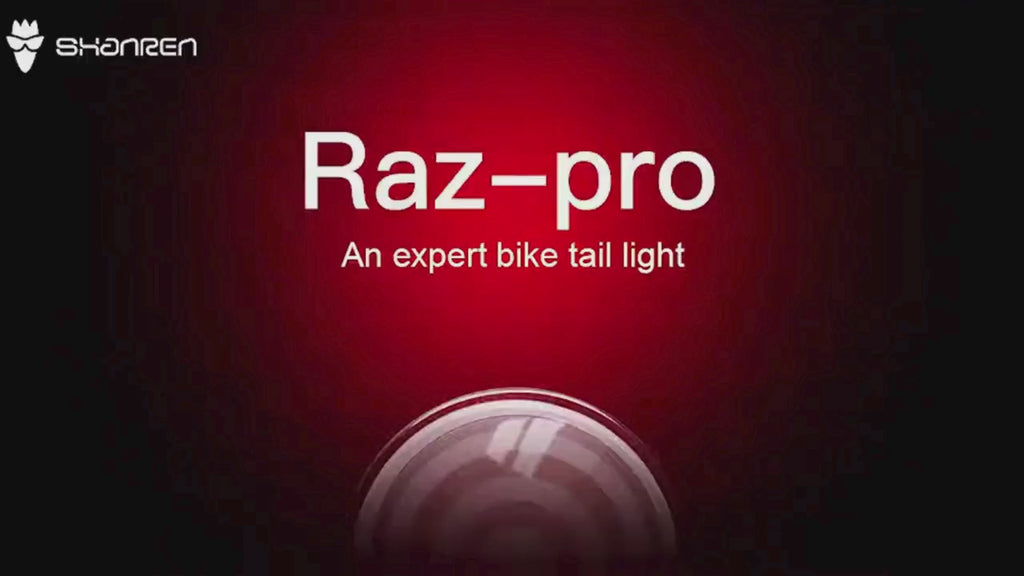 Shanren RAZ PRO | פנס אחורי חכם לרכיבה